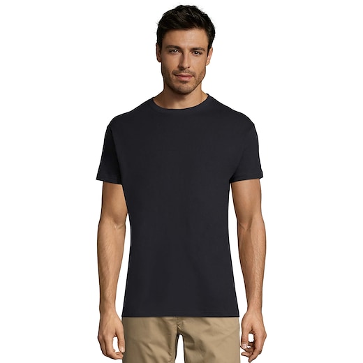 blu SOL´s Regent Unisex T-shirt - navy