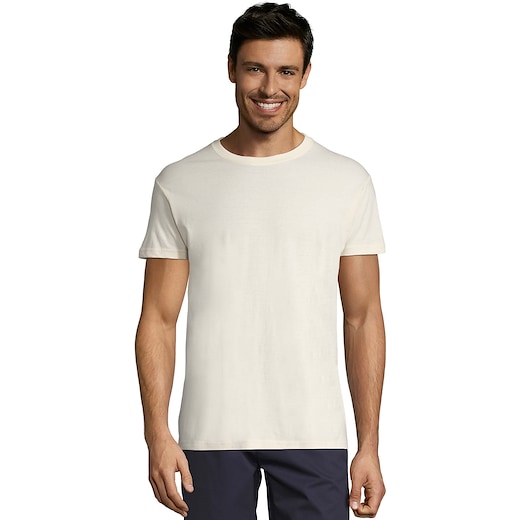 brun SOL´s Regent Unisex T-shirt - natur