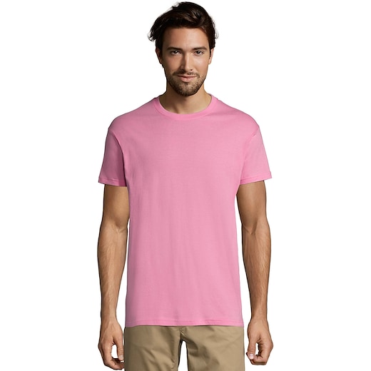 pinkki SOL´s Regent Unisex T-shirt - orchid pink