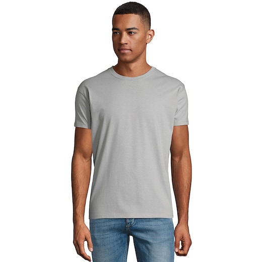 grå SOL´s Regent Unisex T-shirt - pure grey