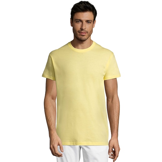 giallo SOL´s Regent Unisex T-shirt - pale yellow