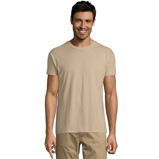 brun SOL´s Regent Unisex T-shirt - sand