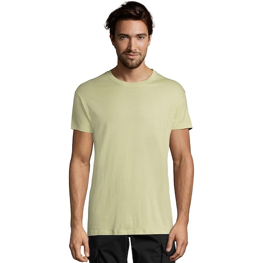 grön SOL´s Regent Unisex T-shirt - sage green