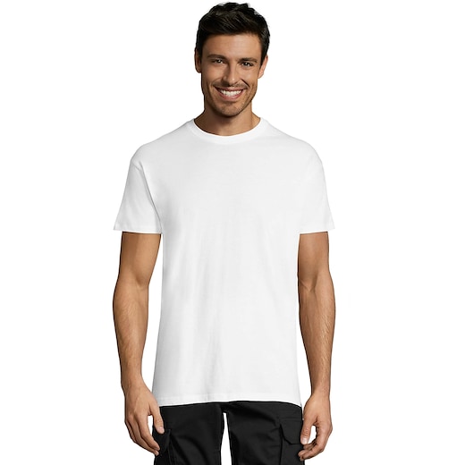 bianco SOL´s Regent Unisex T-shirt - white