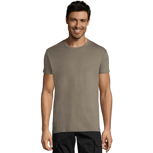 grå SOL´s Regent Unisex T-shirt - zinc