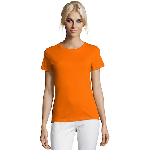 orange SOL´s Regent Women T-shirt - orange