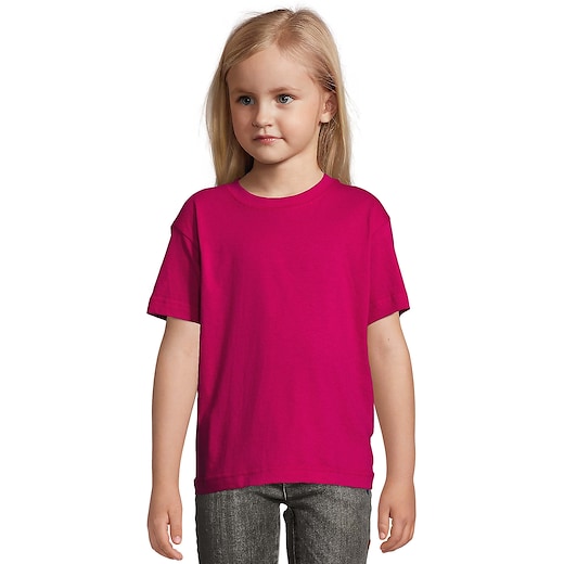 rosa SOL's Regent Kids T-shirt - fucsia