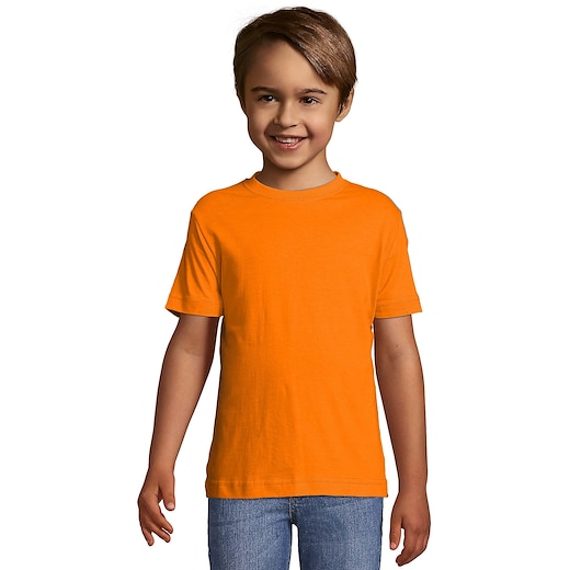 arancione SOL´s Regent Kids T-shirt - arancione