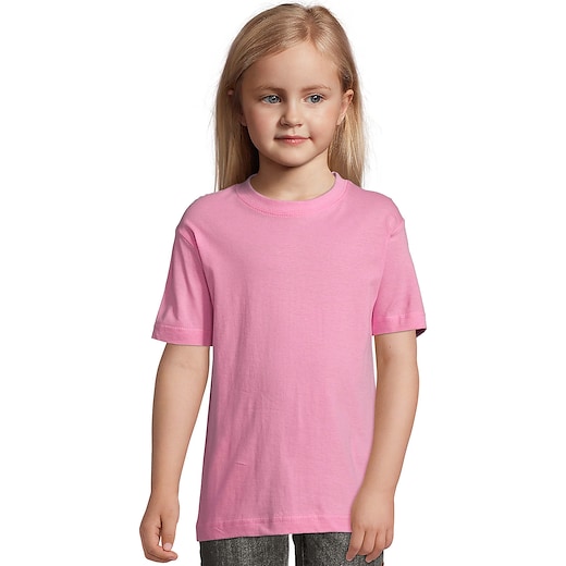 pinkki SOL´s Regent Kids T-shirt - orchid pink