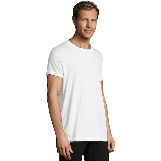bianco SOL´s Regent Fit Men T-shirt - white