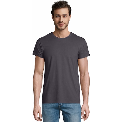 grigio SOL´s Pioneer Eco Men T-shirt - mouse grey