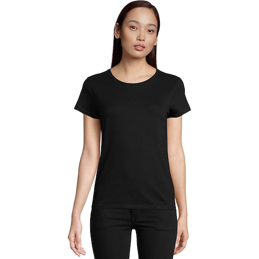 sort SOL´s Pioneer Eco Women T-shirt - black