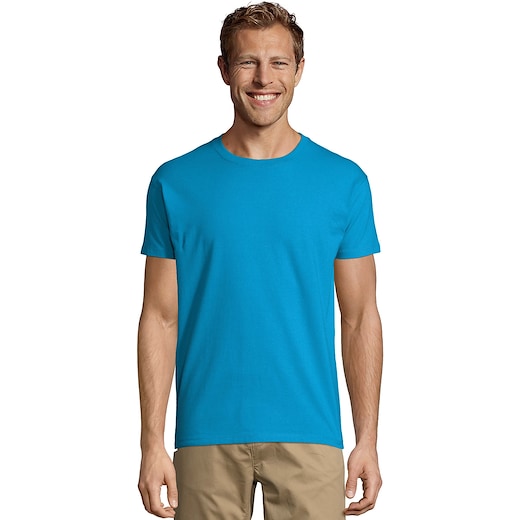sininen SOL´s Imperial Men's T-shirt - aqua