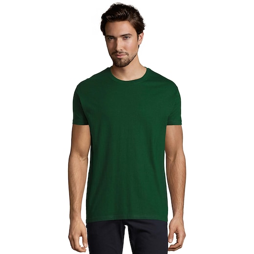 grøn SOL´s Imperial Men's T-shirt - bottle green