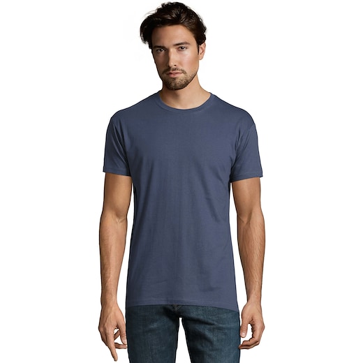 blå SOL´s Imperial Men's T-shirt - denim