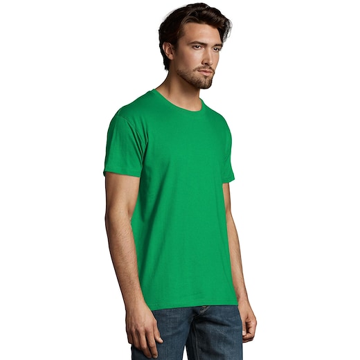 vihreä SOL´s Imperial Men's T-shirt - kelly green