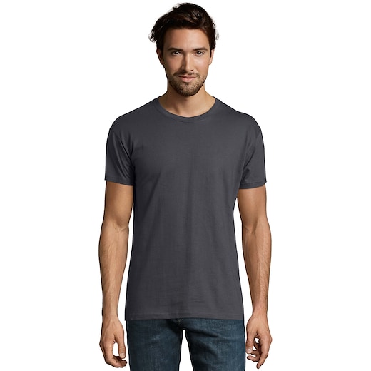 grau SOL´s Imperial Men's T-shirt - mouse grey