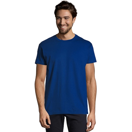 blu SOL´s Imperial Men's T-shirt - ultramarine