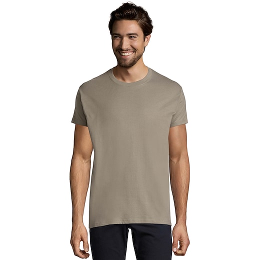 grå SOL´s Imperial Men's T-shirt - zinc