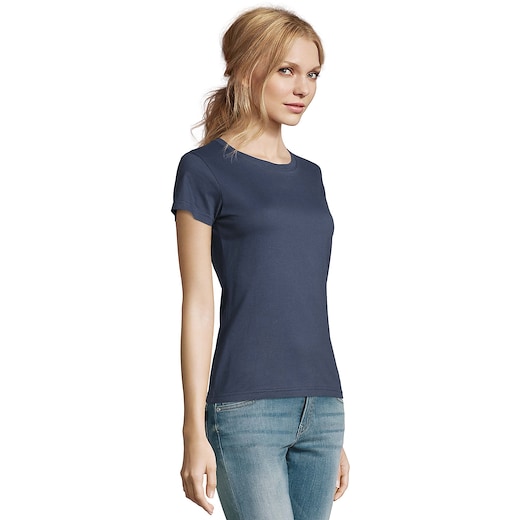 blu SOL´s Imperial Women T-shirt - denim blue