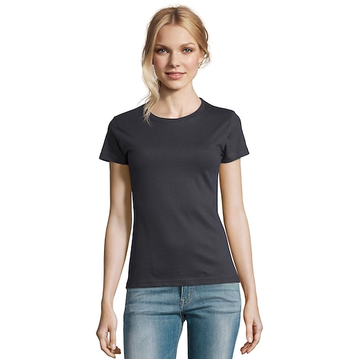 grigio SOL´s Imperial Women T-shirt - mouse grey