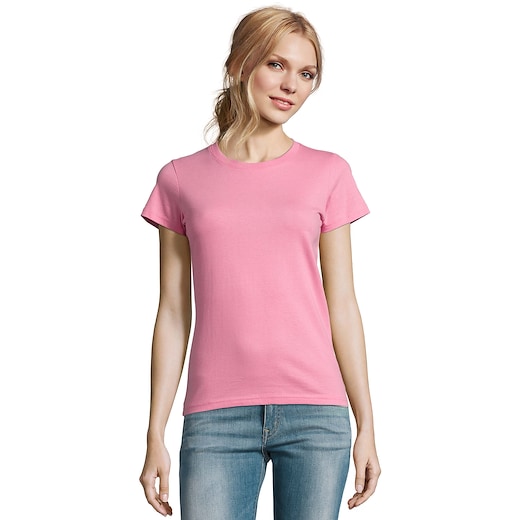 rosa SOL´s Imperial Women T-shirt - orchid pink