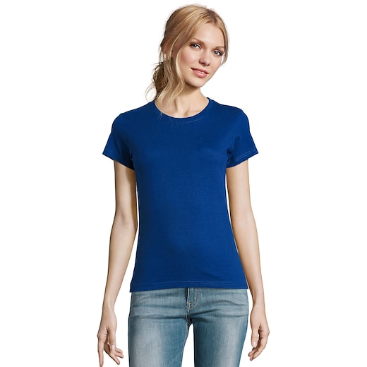 blau SOL´s Imperial Women T-shirt - ultramarine