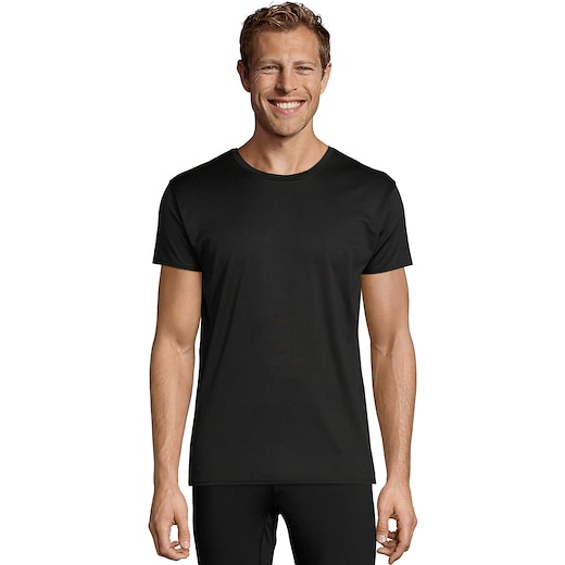 musta SOL´s Sprint Unisex T-shirt - black