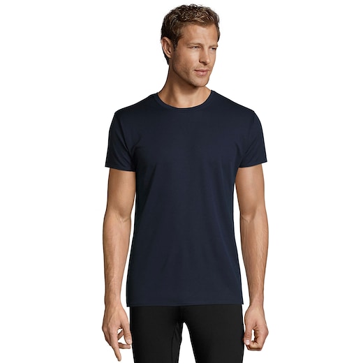 sininen SOL´s Sprint Unisex T-shirt - french navy