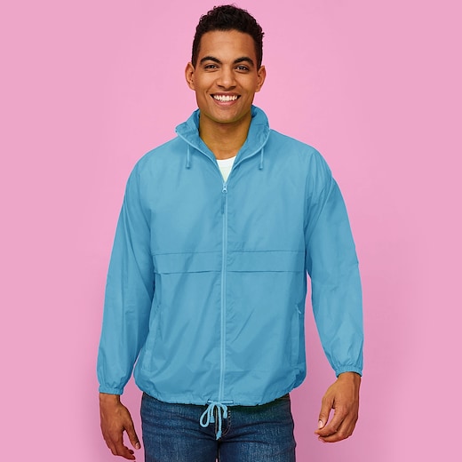 blå SOL's Surf Unisex Jacket - atoll
