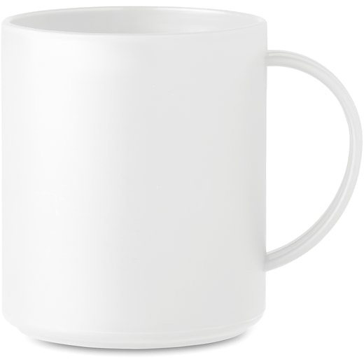 weiß Plastikbecher Alvin - white