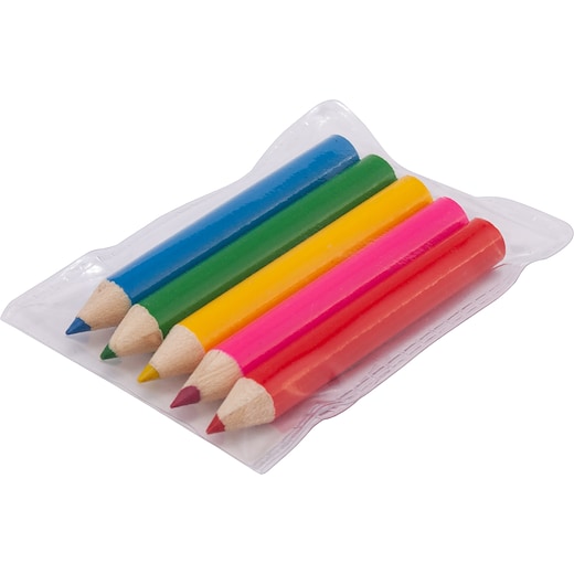 rouge Crayons de couleur Errol - multicolore