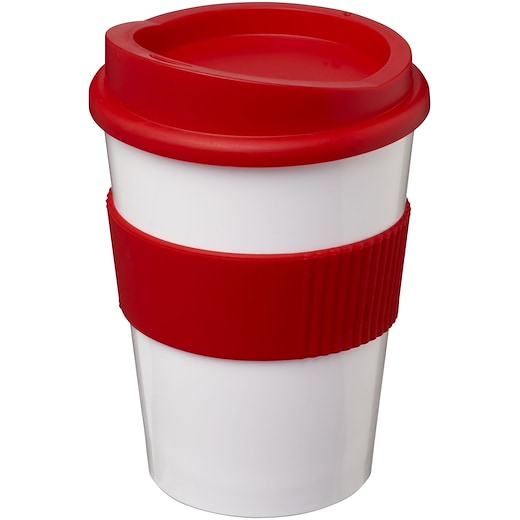 hvit Americano Cortez, 30 cl - white/ red