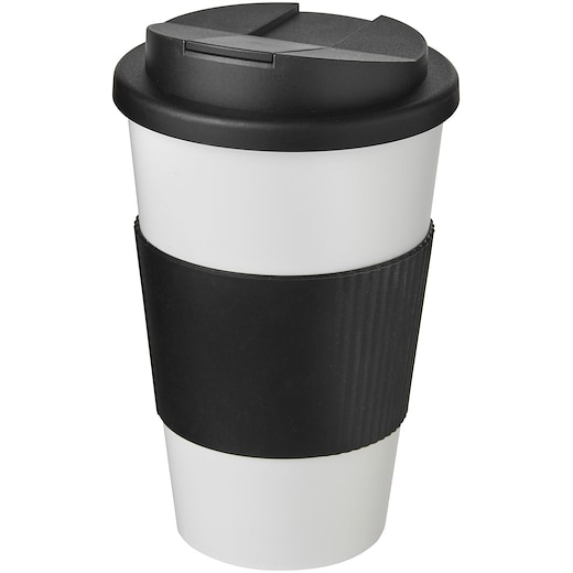 hvit Americano Montecito, 35 cl - white/ black