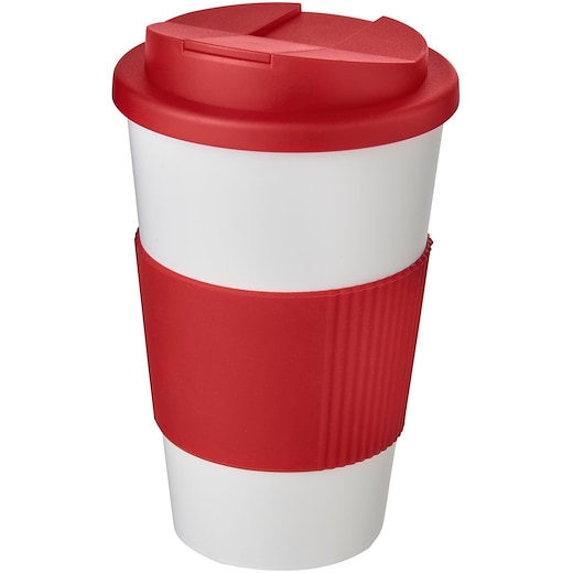 hvit Americano Montecito, 35 cl - white/ red