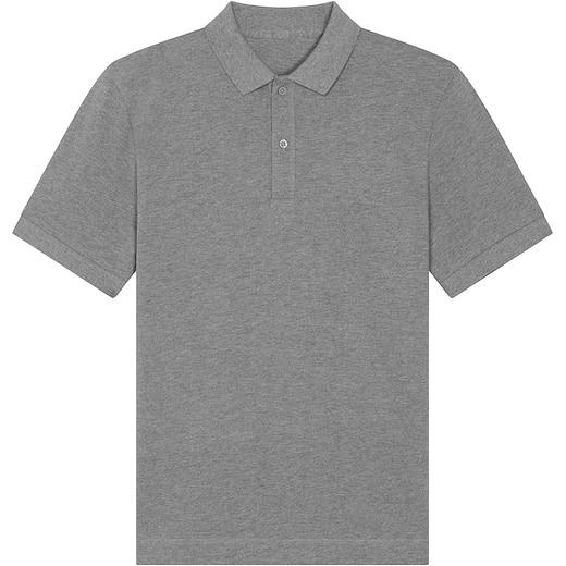 Stanley & Stella Prepster Unisex Polo - mid heather grey