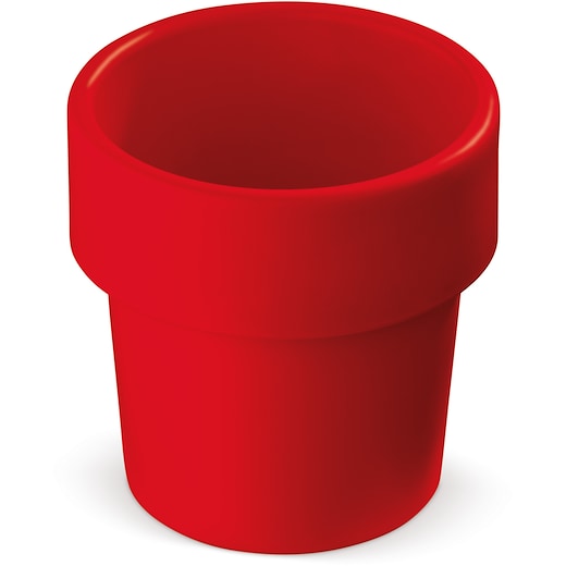 rojo Taza de plástico Joliet - rojo