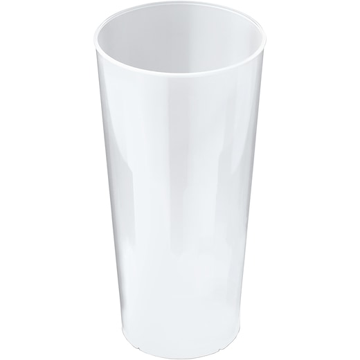 blanco Vaso de plástico Sierra Vista - blanco