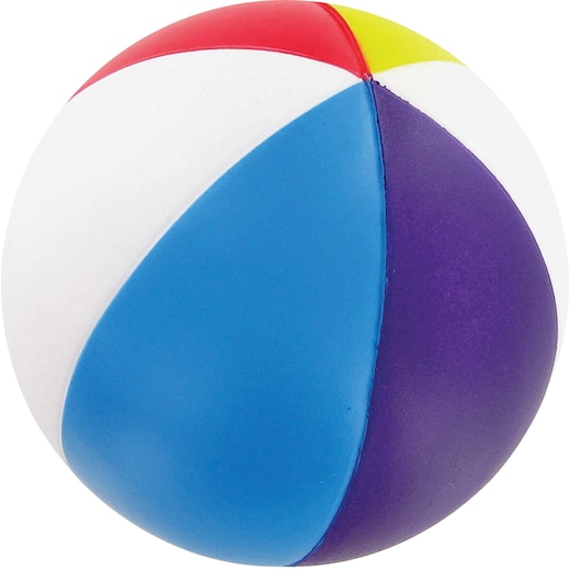 röd Stressboll Beach Ball - multifärgad