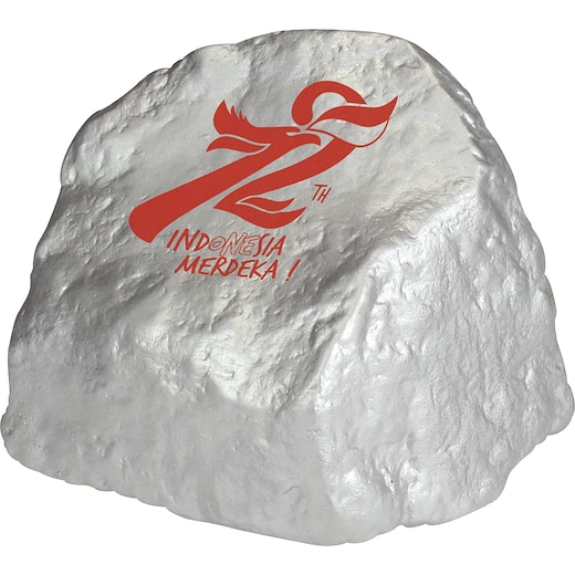 harmaa Stressipallo Rock - silver
