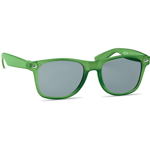 grønn Solbriller Chandler - transparent green