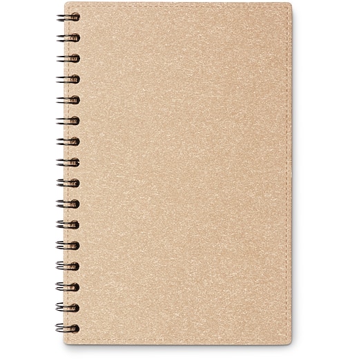 ruskea Spiraalivihko Stirling, A5 - beige