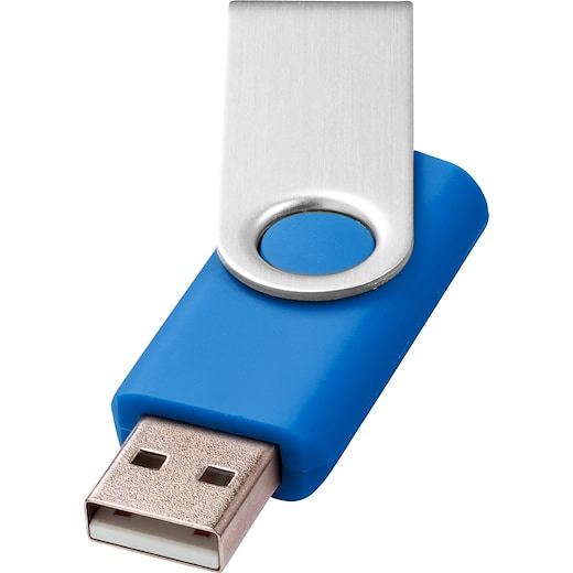 blå USB-minne Twist 8 GB - medium blue