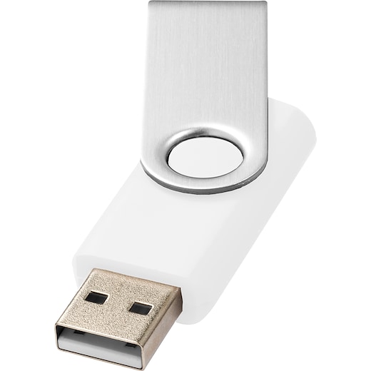 vit USB-minne Twist 8 GB - white