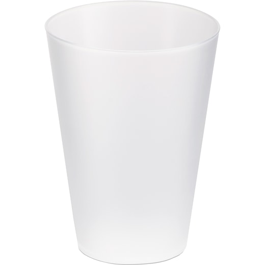 Bicchiere di plastica Kailua, 30 cl - transparent white