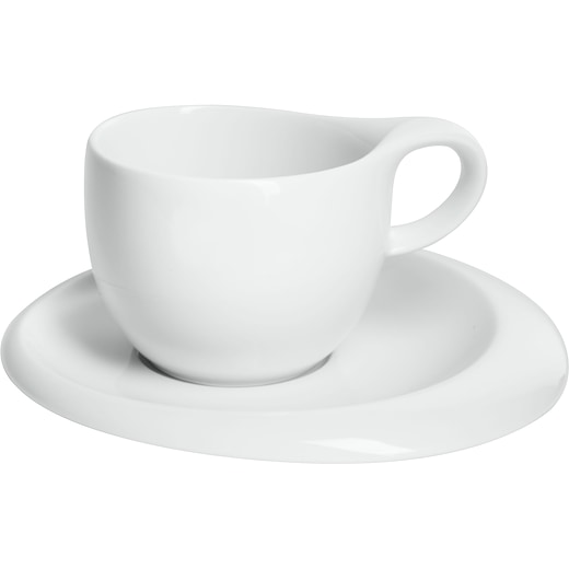 hvid Kaffekop Lira Café - hvid