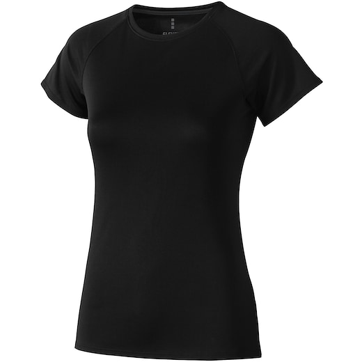 svart Elevate Niagara Women´s T-shirt - solid black