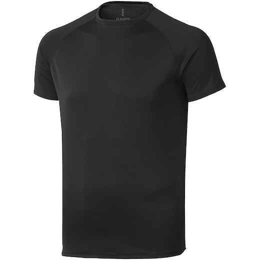 svart Elevate Niagara Men´s T-shirt - solid black