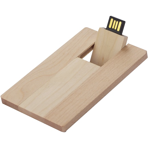 ruskea USB-muisti Plainfield 16 GB - brown