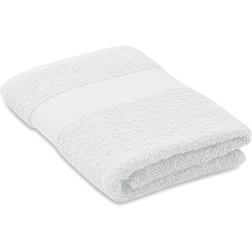 hvit Badehåndkle Groton, 100 x 50 cm - white